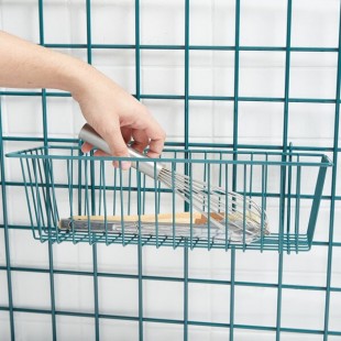 Metro H210K3 Metroseal Green Storage Basket for Wire Shelving 17 3/8