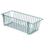 Metro H210K3 Metroseal Green Storage Basket for Wire Shelving 17 3/8 Metro H210K3 Metroseal Green Storage Basket for Wire Shelving 17 3/8