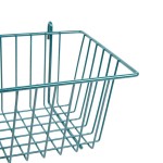 Metro H210K3 Metroseal Green Storage Basket for Wire Shelving 17 3/8 Metro H210K3 Metroseal Green Storage Basket for Wire Shelving 17 3/8