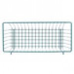 Metro H210K3 Metroseal Green Storage Basket for Wire Shelving 17 3/8 Metro H210K3 Metroseal Green Storage Basket for Wire Shelving 17 3/8