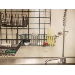 Metro H210K3 Metroseal Green Storage Basket for Wire Shelving 17 3/8 Metro H210K3 Metroseal Green Storage Basket for Wire Shelving 17 3/8