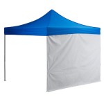 Backyard Pro Courtyard Series 10' x 10' Blue Straight Leg Aluminum Instant Pop Up Canopy Tent and Wall Kit Backyard Pro Courtyard Series 10' x 10' Blue Straight Leg Aluminum Instant Pop Up Canopy Tent and Wall Kit