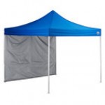 Backyard Pro Courtyard Series 10' x 10' Blue Straight Leg Aluminum Instant Pop Up Canopy Tent and Wall Kit Backyard Pro Courtyard Series 10' x 10' Blue Straight Leg Aluminum Instant Pop Up Canopy Tent and Wall Kit