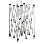 Backyard Pro Courtyard Series 10' x 10' Blue Straight Leg Aluminum Instant Pop Up Canopy Tent and Wall Kit Backyard Pro Courtyard Series 10' x 10' Blue Straight Leg Aluminum Instant Pop Up Canopy Tent and Wall Kit