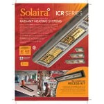 Solaira ICR Series H2 Black Aluminum Ultra Low Light Electric Infrared Heater - 208/240V, 3000W Solaira ICR Series H2 Black Aluminum Ultra Low Light Electric Infrared Heater - 208/240V, 3000W