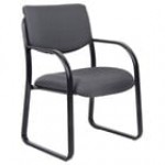 Boss B9521-GY Gray Fabric Guest Chair