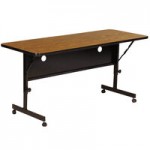 Correll Deluxe Half Round Flip Top Table, 24 Correll Deluxe Half Round Flip Top Table, 24