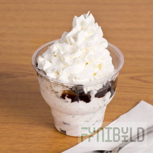 Fabri-Kal Indulge DE12 12 oz. Clear PET Sundae Cup - 1,000/Case