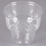 Fabri-Kal Indulge DE12 12 oz. Clear PET Sundae Cup - 1,000/Case