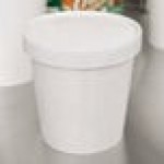 Choice 1 Pint White Paper Double-Wall Frozen Yogurt / Food Cup with Paper Lid - 250/Case Choice 1 Pint White Paper Double-Wall Frozen Yogurt / Food Cup with Paper Lid - 250/Case