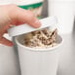 Choice 1 Pint White Paper Double-Wall Frozen Yogurt / Food Cup with Paper Lid - 250/Case Choice 1 Pint White Paper Double-Wall Frozen Yogurt / Food Cup with Paper Lid - 250/Case