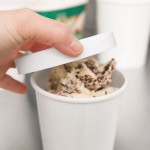Choice 1 Pint White Paper Double-Wall Frozen Yogurt / Food Cup with Paper Lid - 250/Case Choice 1 Pint White Paper Double-Wall Frozen Yogurt / Food Cup with Paper Lid - 250/Case