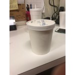 Choice 1 Pint White Paper Double-Wall Frozen Yogurt / Food Cup with Paper Lid - 250/Case Choice 1 Pint White Paper Double-Wall Frozen Yogurt / Food Cup with Paper Lid - 250/Case