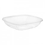 Visions Clear PET Plastic Dome Lid for 32W, 48W, and 64 oz. Square Bowls - 150/Case Visions Clear PET Plastic Dome Lid for 32W, 48W, and 64 oz. Square Bowls - 150/Case