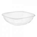 Visions Clear PET Plastic Dome Lid for 32W, 48W, and 64 oz. Square Bowls - 150/Case Visions Clear PET Plastic Dome Lid for 32W, 48W, and 64 oz. Square Bowls - 150/Case