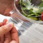 Polar Pak Clear Tamper-Evident, Tamper-Resistant 8 oz. Round Bowl with Lid - 80/Pack