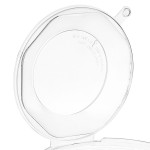 Choice TamperSafe 24 oz. Tamper-Resistant, Tamper-Evident Clear PET Plastic Bowl with Hinged Dome Lid - 150/Case Choice TamperSafe 24 oz. Tamper-Resistant, Tamper-Evident Clear PET Plastic Bowl with Hinged Dome Lid - 150/Case