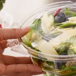 Choice TamperSafe 24 oz. Tamper-Resistant, Tamper-Evident Clear PET Plastic Bowl with Hinged Dome Lid - 150/Case Choice TamperSafe 24 oz. Tamper-Resistant, Tamper-Evident Clear PET Plastic Bowl with Hinged Dome Lid - 150/Case