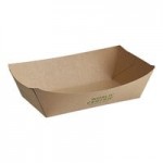 World Centric 42 oz. NoTree Compostable Wide Bio Lined Paper Food Cup - 300/Case