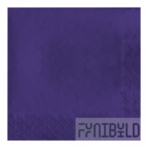 Creative Converting 139371135 Purple 2-Ply 1/4 Fold Luncheon Napkin - 600/Case