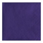 Creative Converting 139371135 Purple 2-Ply 1/4 Fold Luncheon Napkin - 600/Case Creative Converting 139371135 Purple 2-Ply 1/4 Fold Luncheon Napkin - 600/Case