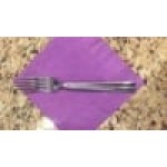 Creative Converting 139371135 Purple 2-Ply 1/4 Fold Luncheon Napkin - 600/Case Creative Converting 139371135 Purple 2-Ply 1/4 Fold Luncheon Napkin - 600/Case
