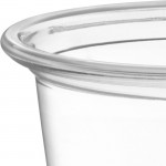 Choice 1.25 oz. Clear Plastic Shot Glass / Souffle Cup / Portion Cup - 100/Pack