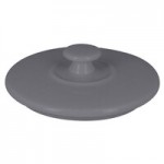RAK Porcelain Chef's Fusion 5 oz. Stone Gray Porcelain Frying Pan - 12/Case