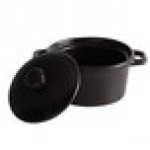 Acopa Keystone 8 oz. Caldera Stoneware Mini Casserole Dish with Lid - 6/Case