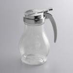 Vollrath 1414-02 Dripcut® 16 oz. Clear Polycarbonate Teardrop Syrup Server with Red Top Vollrath 1414-02 Dripcut® 16 oz. Clear Polycarbonate Teardrop Syrup Server with Red Top