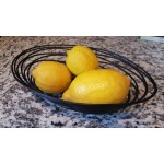 American Metalcraft FRUB18 Oval Black Birdnest Basket - 9
