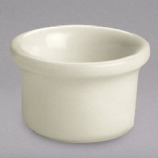 Hall China from Steelite International HL3710AWHA Ivory (American White) 1 oz. Round China Ramekin - 72/Case Hall China from Steelite International HL3710AWHA Ivory (American White) 1 oz. Round China Ramekin - 72/Case