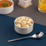 Ariane Prime 5 oz. Warm White Round Porcelain Butter Ramekin - 12/Case Ariane Prime 5 oz. Warm White Round Porcelain Butter Ramekin - 12/Case