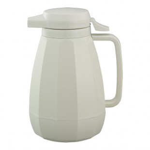 Service Ideas New Generation 20.2 oz. White ABS Plastic Insulated Coffee Carafe / Server NG501WH