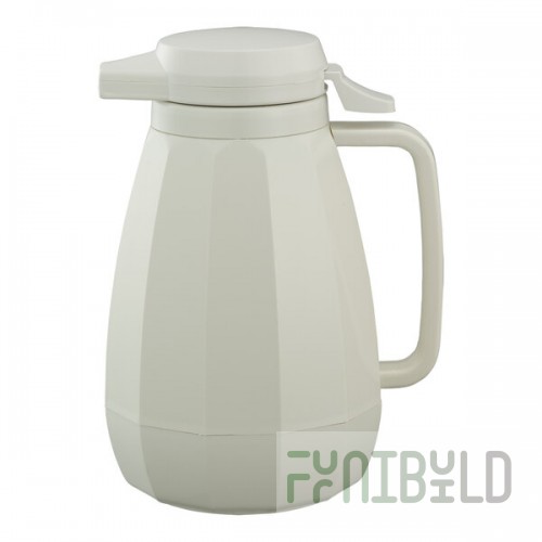 Service Ideas New Generation 20.2 oz. White ABS Plastic Insulated Coffee Carafe / Server NG501WH