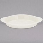Tuxton BWN-120 12 oz. White Oval China Welsh Rarebit - 12/Case