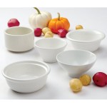 Tuxton BWN-120 12 oz. White Oval China Welsh Rarebit - 12/Case