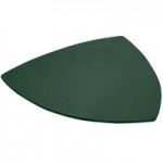 Bon Chef 5055 4 Qt. Hunter Green Sandstone Finish Cast Aluminum Oval Casserole Dish