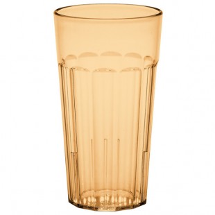 Cambro NT16153 Newport 16.4 oz. Amber Customizable SAN Plastic Tumbler - 36/Case Cambro NT16153 Newport 16.4 oz. Amber Customizable SAN Plastic Tumbler - 36/Case