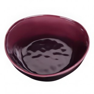 Elite Global Solutions Maya 17 oz. Purple Reactive Glaze Irregular Round Melamine Bowl - 6/Case Elite Global Solutions Maya 17 oz. Purple Reactive Glaze Irregular Round Melamine Bowl - 6/Case