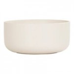 Cal-Mil Oslo 34 oz. Ivory Round Melamine Coupe Bowl - 6/Case