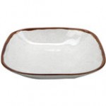 GET SB-48-AM-W Arctic Mill 1.5 Qt. White Glazed Irregular Melamine Square Bowl - 12/Case GET SB-48-AM-W Arctic Mill 1.5 Qt. White Glazed Irregular Melamine Square Bowl - 12/Case