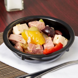 Carlisle KL11803 Kingline 10 oz. Black Nappie Bowl - 48/Case