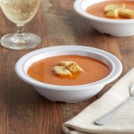 Acopa Foundations 12 oz. White Narrow Rim Melamine Bowl - 12/Case Acopa Foundations 12 oz. White Narrow Rim Melamine Bowl - 12/Case