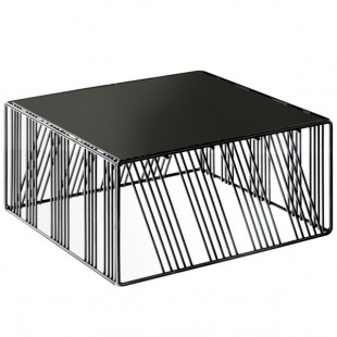 Cal-Mil 432-6-13 Portland Black Square Metal Riser - 12 Cal-Mil 432-6-13 Portland Black Square Metal Riser - 12