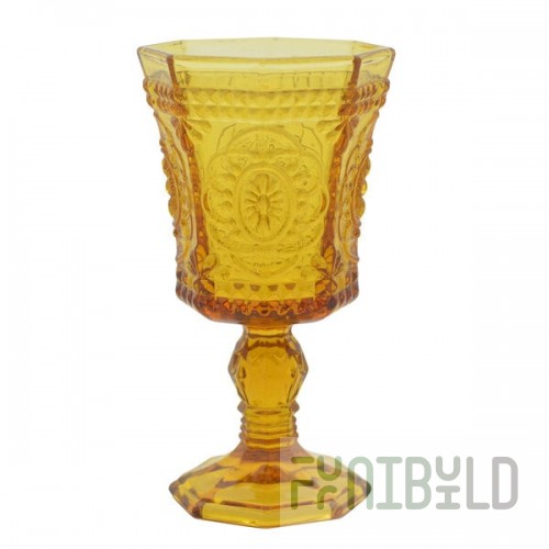 10 Strawberry Street Vatican 8 oz. Amber Red Wine Glass - 6/Pack