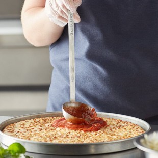 Vollrath 46903 3 oz. Two-Piece Stainless Steel Ladle