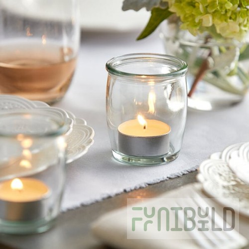 Acopa 4 oz. Vintage Glass Votive / Candle Holder - 12/Case