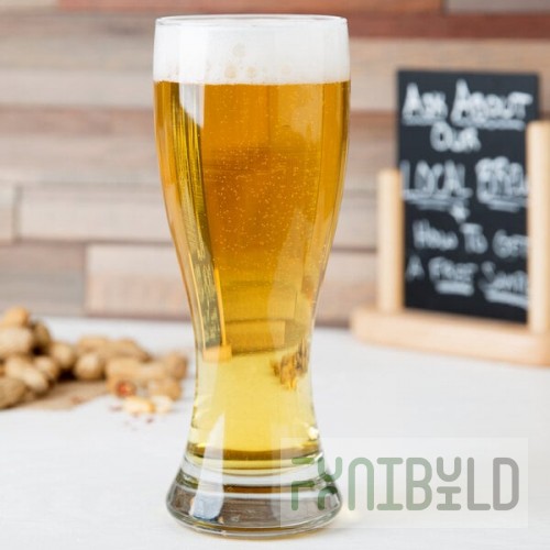 Libbey 1629 20 oz. Customizable Giant Pilsner Glass - 12/Case