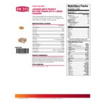 Rich's Jacqueline 1.5 oz. Vegan Peanut Butter Cookie Dough - 210/Case